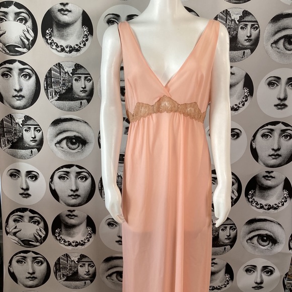 Vintage Emilio Pucci Nightgown & Robe Set Sz M 🍑 - Picture 10 of 12